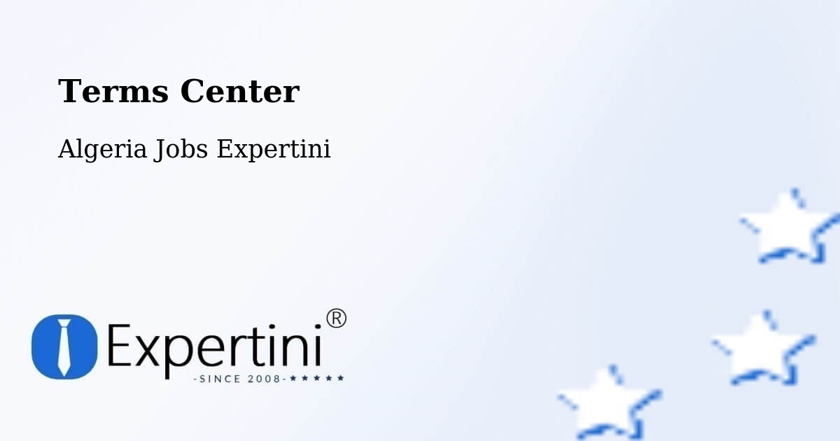 Terms of Service – Ghardaïa - Algeria Jobs Expertini